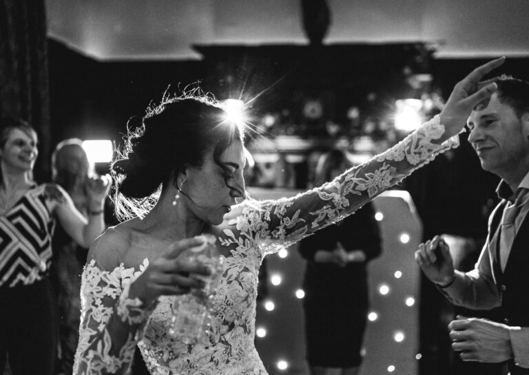 Dancing at an evening reception, Huntsham Court