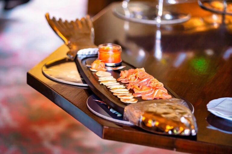 Smoked Salmon Service, Inverlochy Castle Hotel