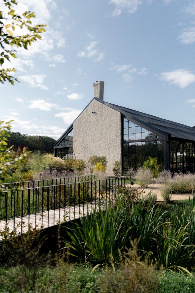A glasshouse at the forest edge