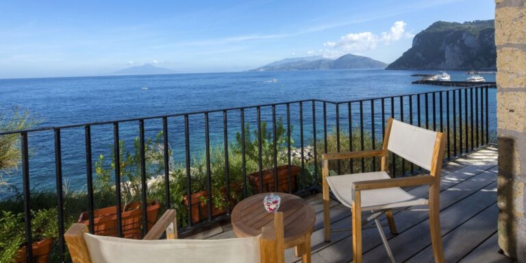 Private Terrace, Bay of Naples, JK Place Capri