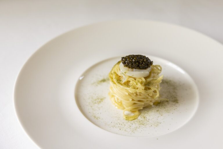Tagliolini with Caviar, JKitchen, JK Place Capri