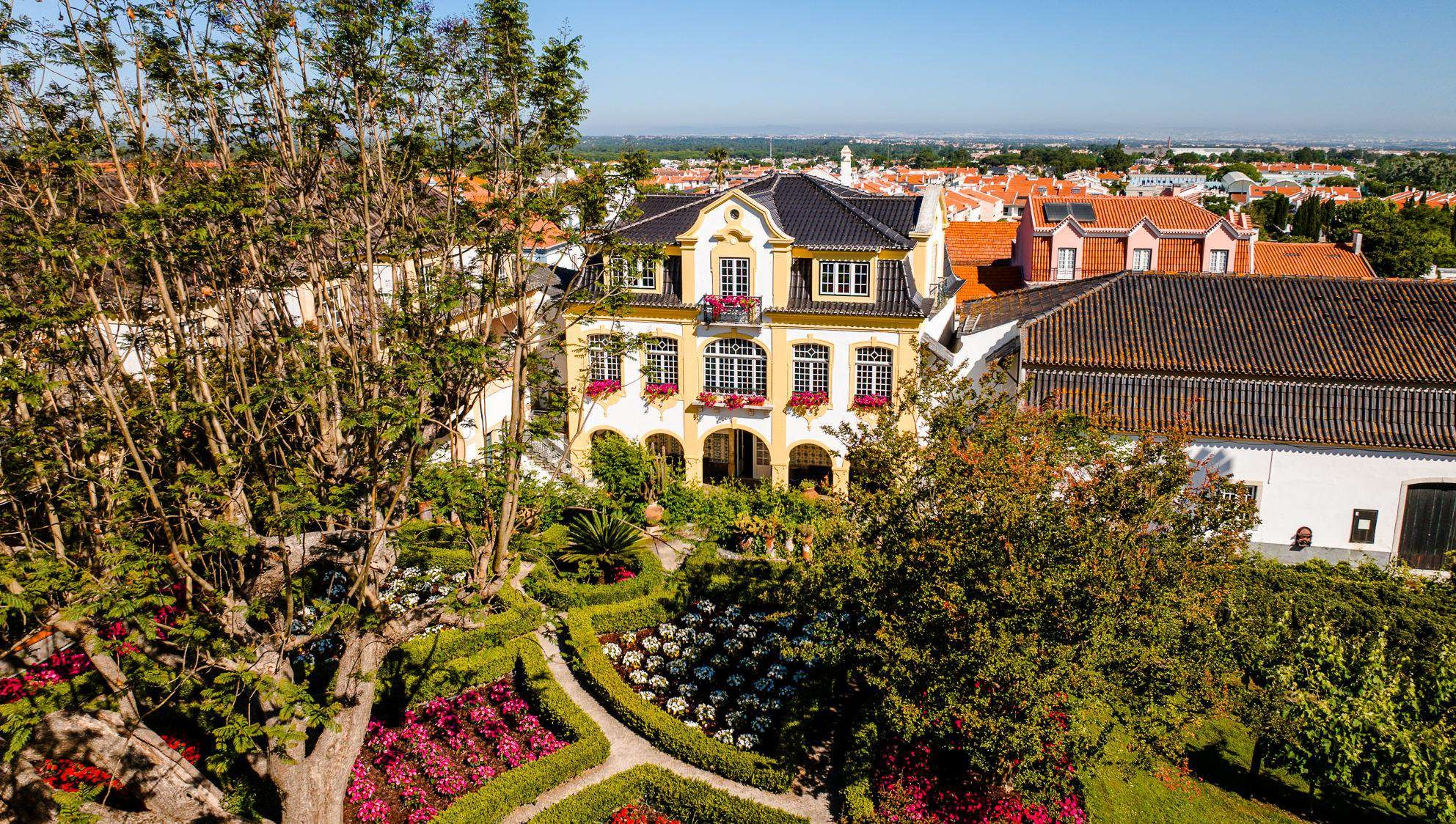 The Casa Museu and its gardens from above, José Maria da Fonseca Casa Museu