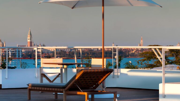 The Rooftop Terrace at Dusk, JW Marriott Venice Resort & Spa
