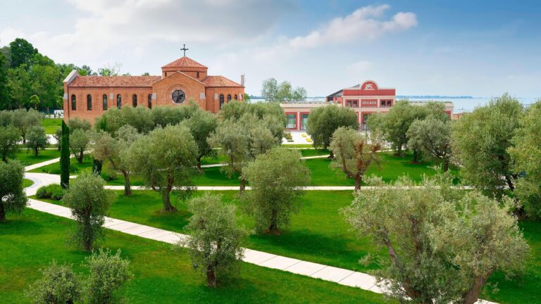 The Church & Olive Park from the Air, JW Marriott Venice Resort & Spa