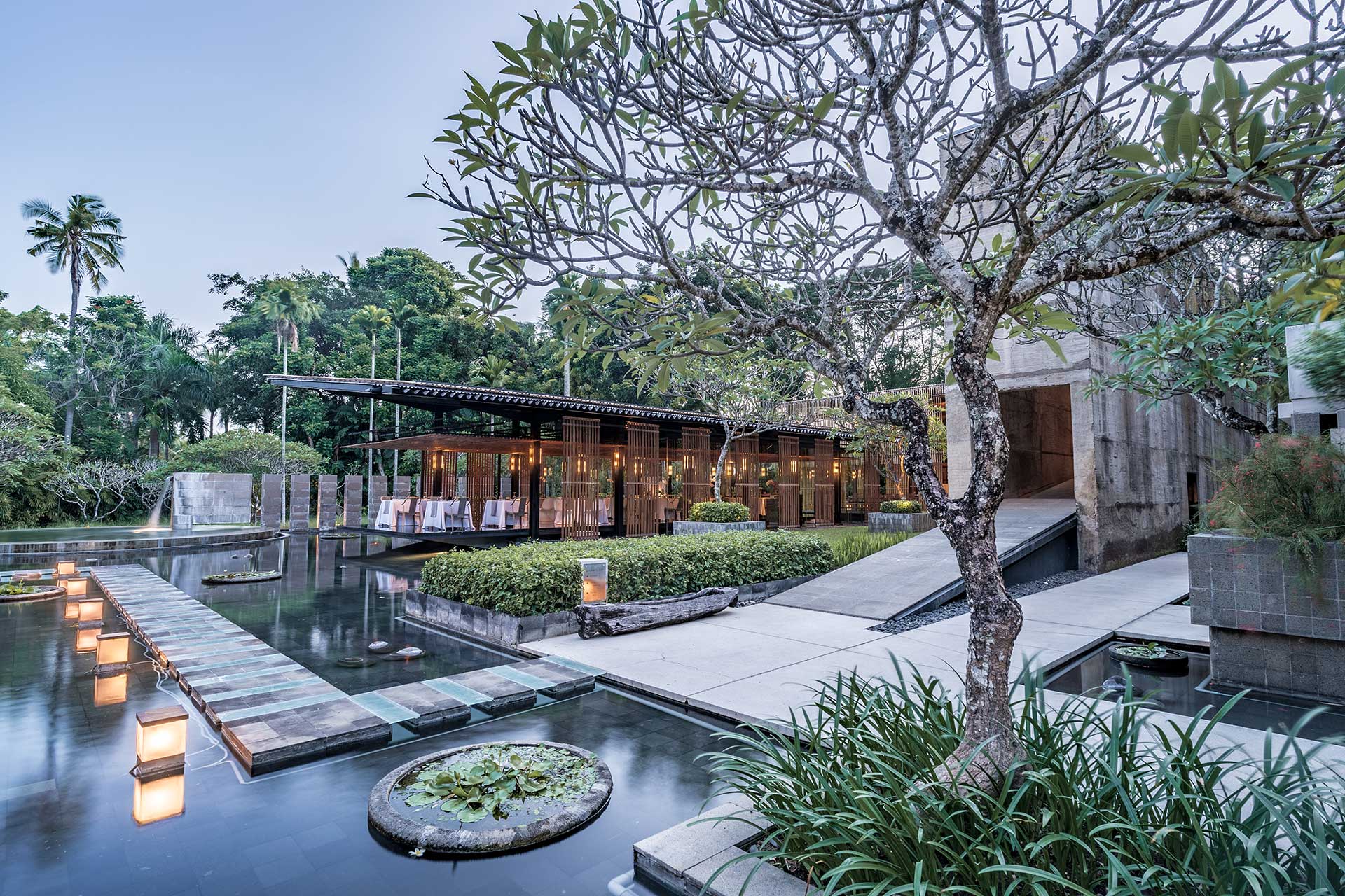 Piasan Restaurant and its water garden, Kayumanis Nusa Dua Private Villa and Spa