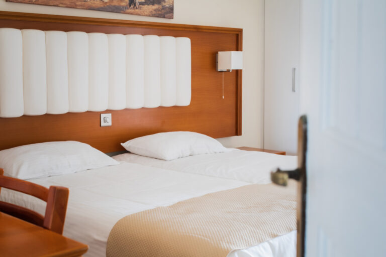 Villa bedroom, Kefalos Beach Weddings