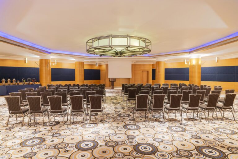 The ballroom set for an event, Kempinski Hotel Barbaros Bay Bodrum