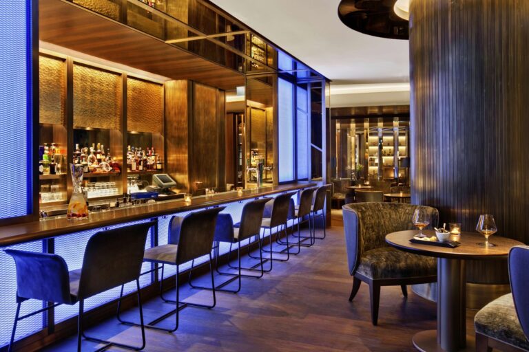 Bar at the hotel, Kempinski Hotel Corvinus Budapest
