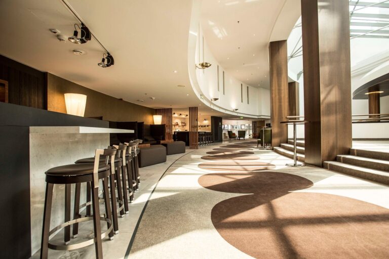 Foyer reception area on the event level, Kempinski Hotel Corvinus Budapest