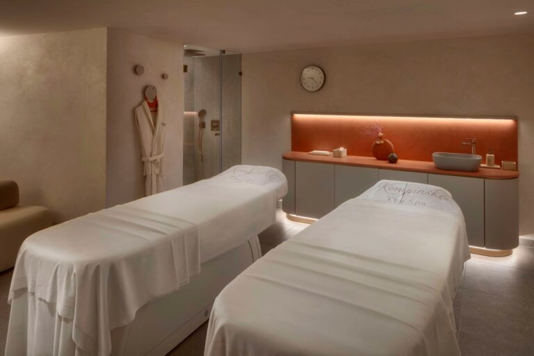 Double treatment room at Kempinski The Spa, Kempinski Hotel Corvinus Budapest