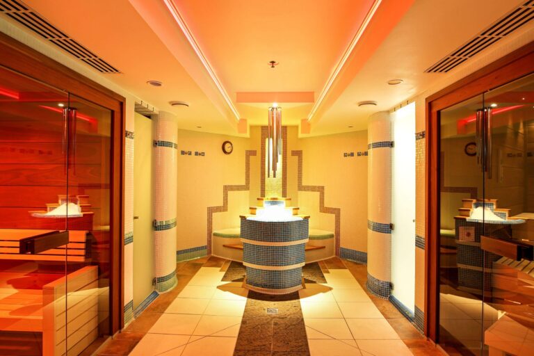 Sauna at Kempinski The Spa, Kempinski Hotel Corvinus Budapest
