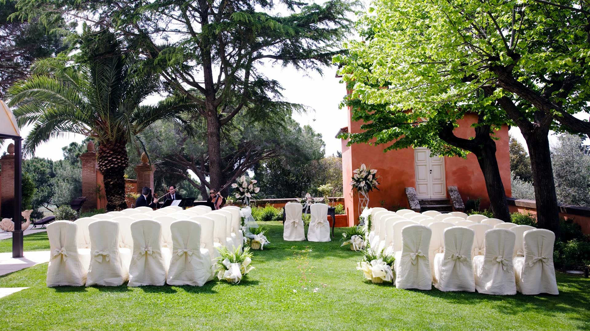 Tables Set Among the Trees, L'Andana