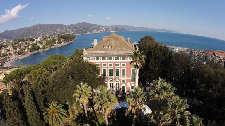 Villa Durazzo above the bay at Santa Margherita Ligure, Italian Riviera, La Bottega del Sogno