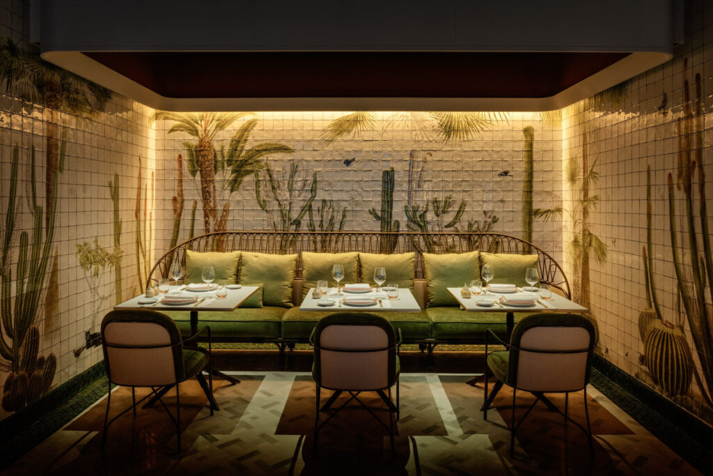 L Italien restaurant dining room, La Mamounia, Marrakech