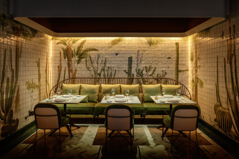 L Italien restaurant dining room, La Mamounia, Marrakech