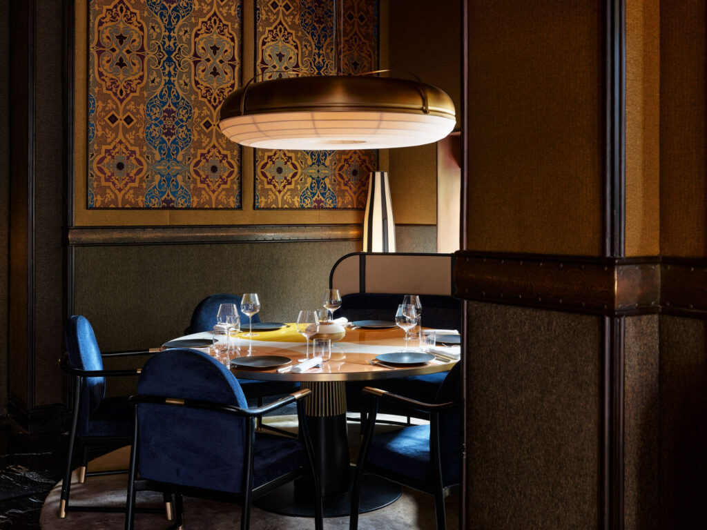 L Asiatique restaurant dining room, La Mamounia, Marrakech