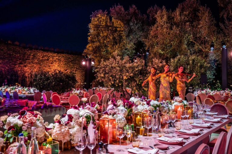 Wedding reception at La Mamounia, La Mamounia, Marrakech