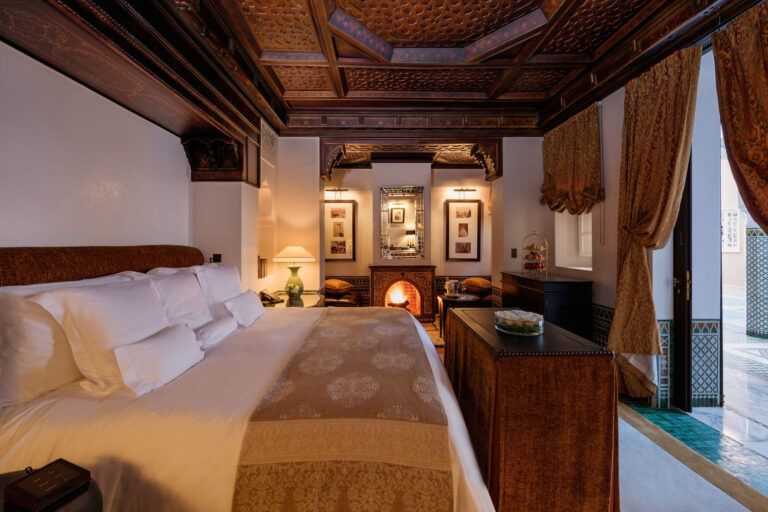 Bedroom of a riad, La Mamounia, Marrakech