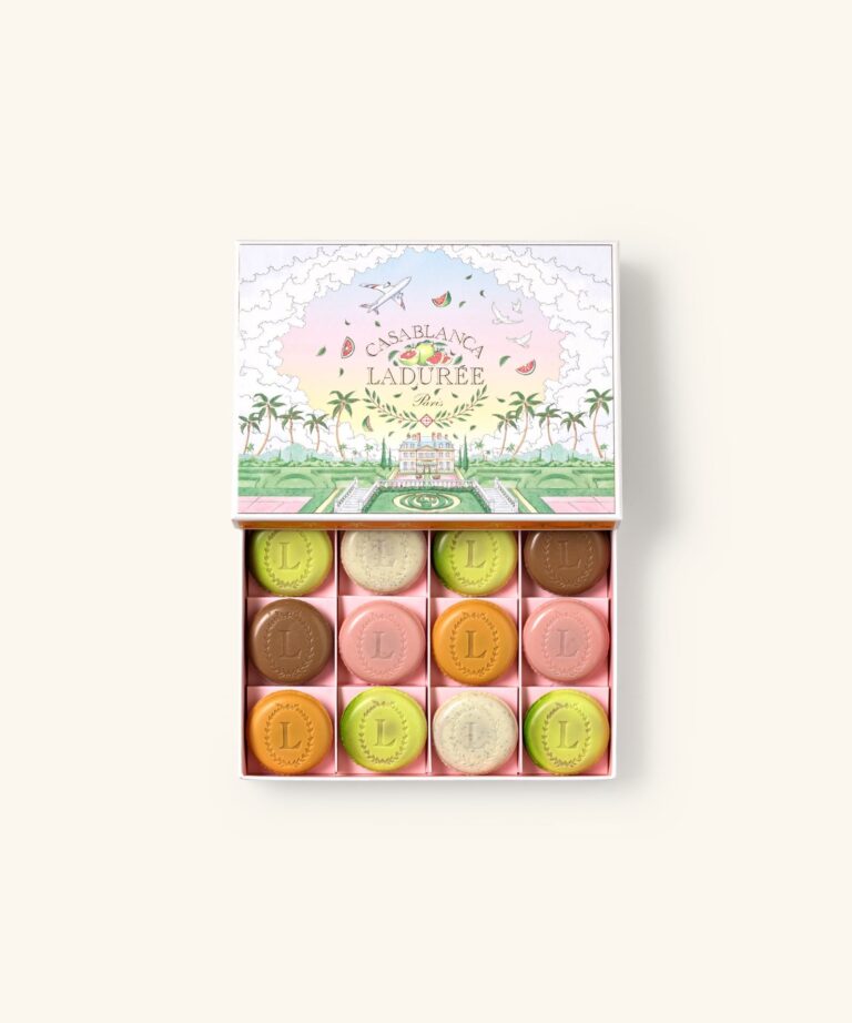 Eugénie box of 12 in the Casablanca design, Ladurée