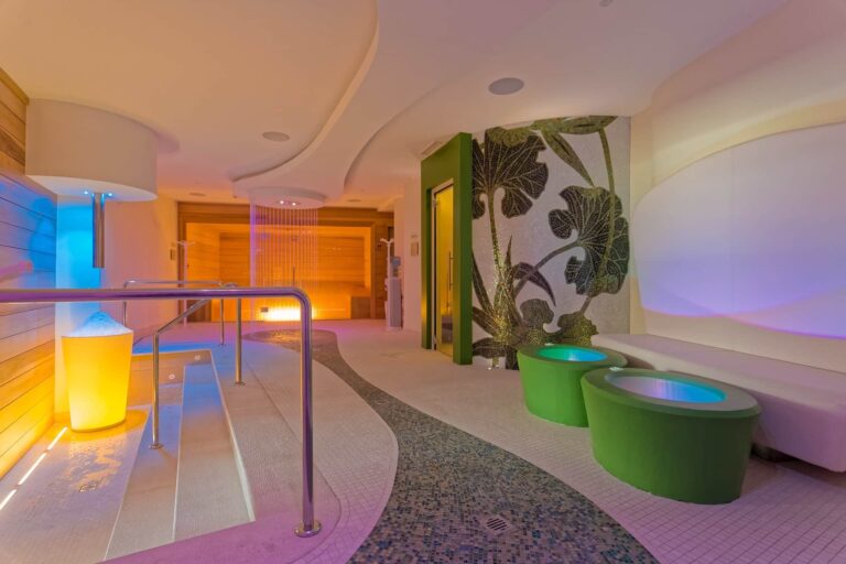 The Waterhill Spa, coloured light and a sensory shower on the resort wellness floor, Lafodia Sea Resort