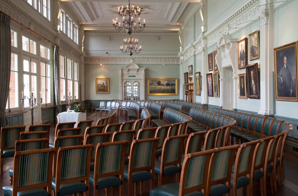 Ceremony chairs in the Long Room, Lord’s Cricket Ground