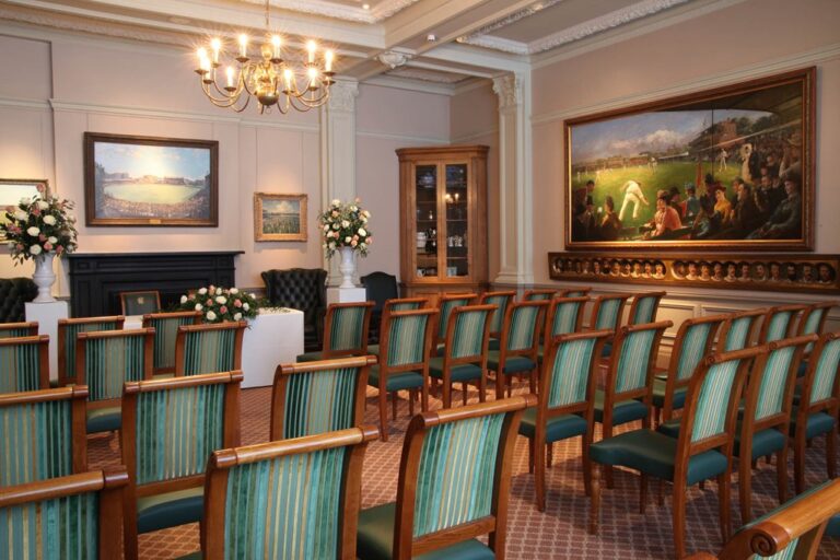 The Writing Room set for a smaller ceremony, Lord’s Cricket Ground