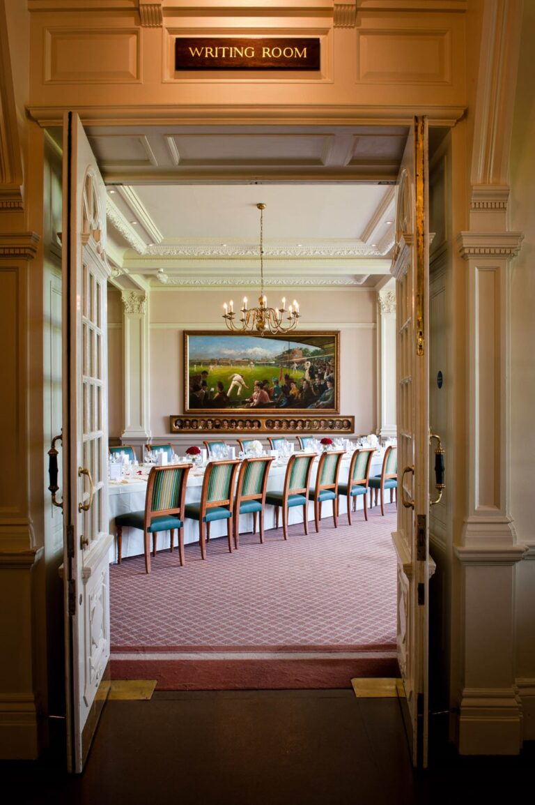 The Writing Room seen through its doorway, Lord’s Cricket Ground