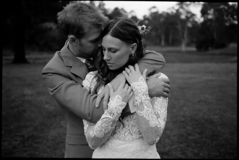 A close embrace, captured on film. Photograph: James Bennett, Lorella Giannini