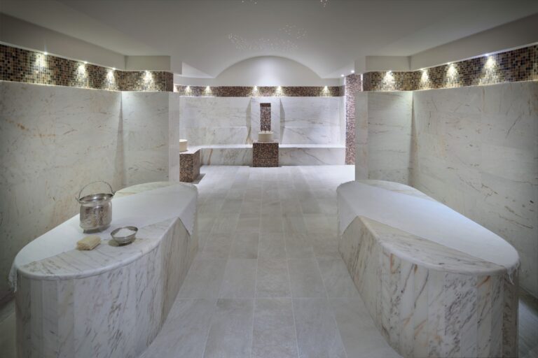 Marble hammam at Zara Spa, Mövenpick Resort Petra