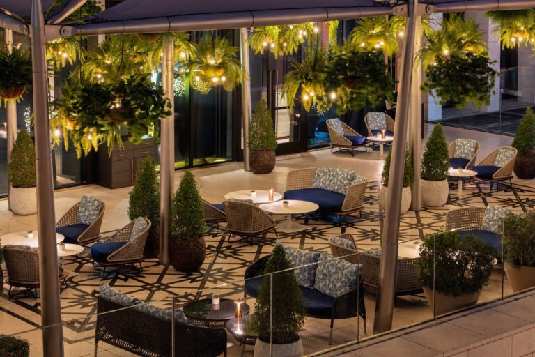 A Terrace by Night, Mandarin Oriental, Doha