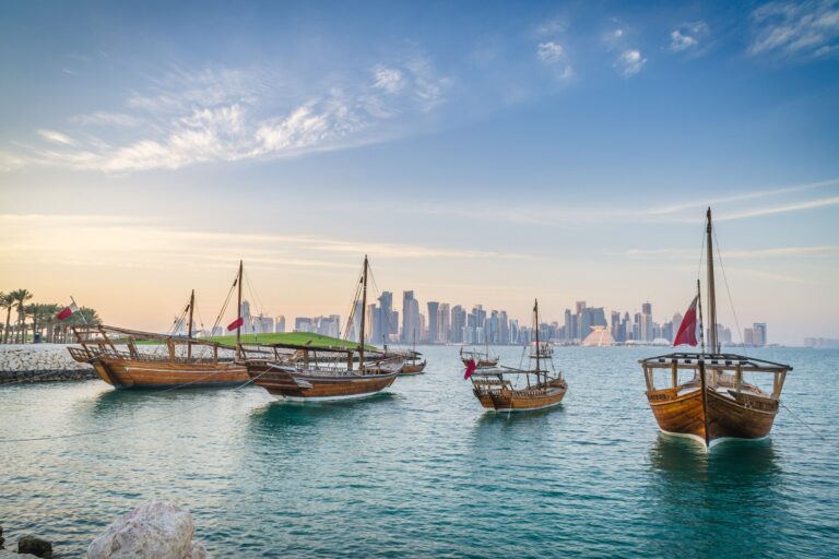 Dhows on Doha Bay, Mandarin Oriental, Doha