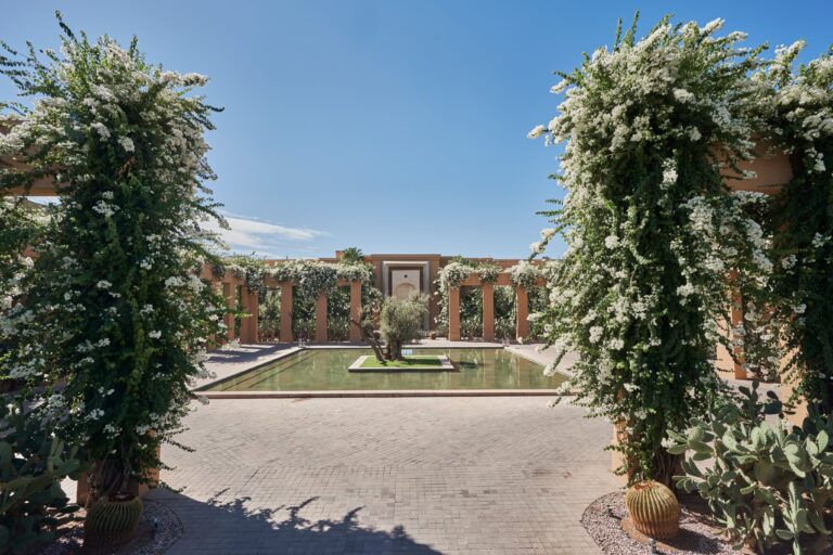 Resort entrance, Mandarin Oriental, Marrakech