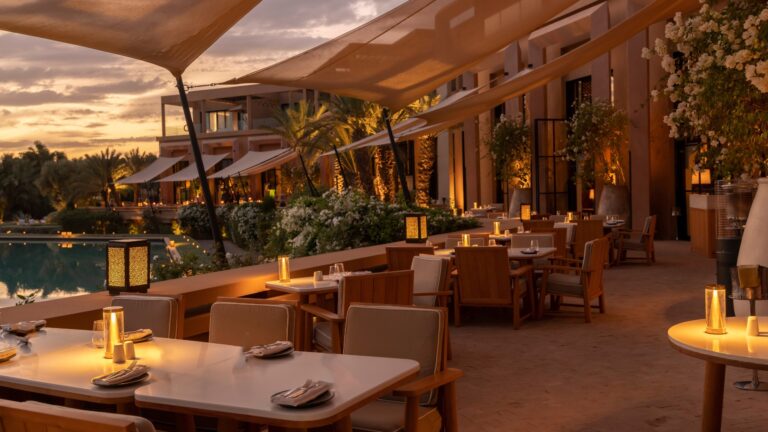 The Shirvan terrace, Mandarin Oriental, Marrakech