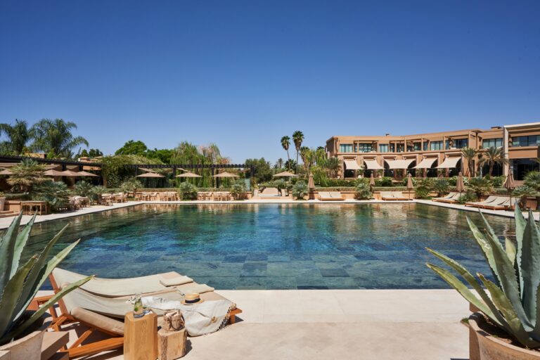 The main pool, Mandarin Oriental, Marrakech