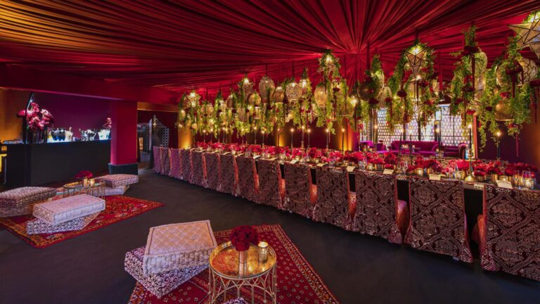 Atlas Ballroom event set-up, Mandarin Oriental, Marrakech