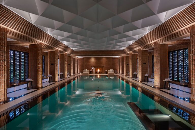 The spa pool, Mandarin Oriental, Marrakech