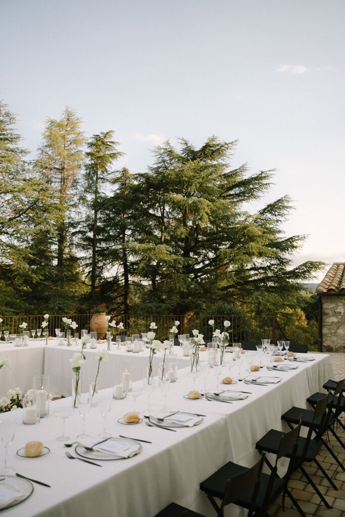 Long tables and a night under the lights