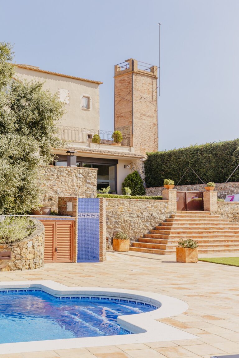 The Tower Above the Pool, Mas Torroella Luxury Villa & Spa