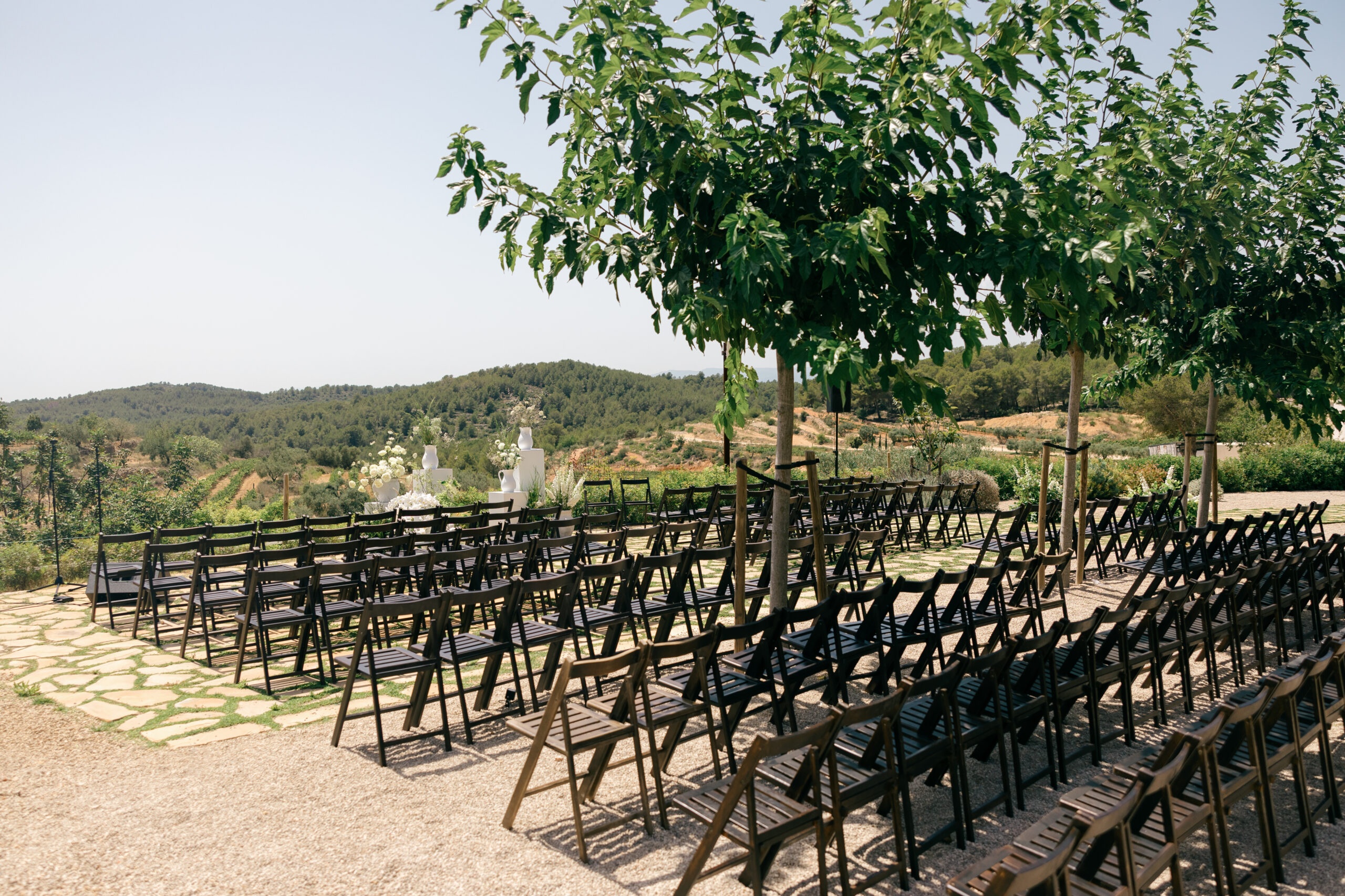 Long Tables at Golden Hour, Masia Cabellut