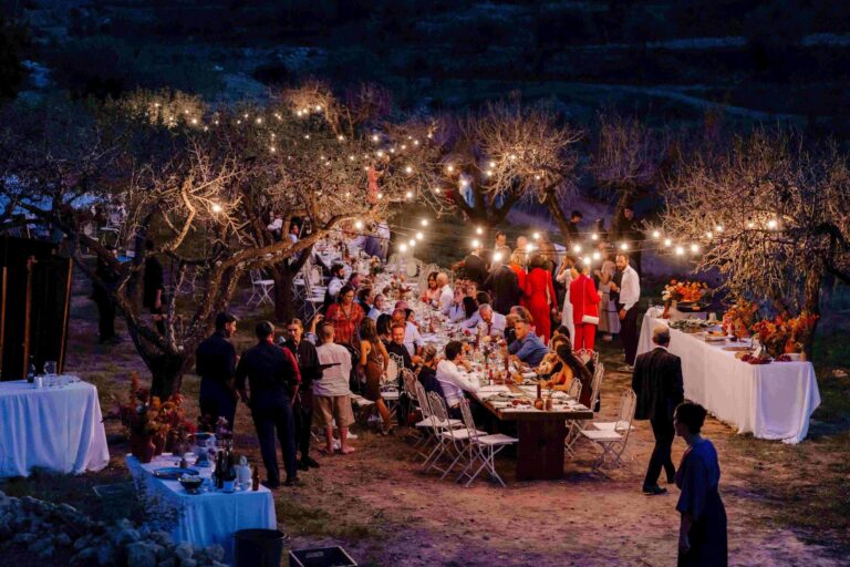 Festoon Lights in the Almond Grove, Masia Cabellut
