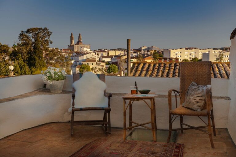 The Rooftop Terrace, over the Town, Masia Victoria