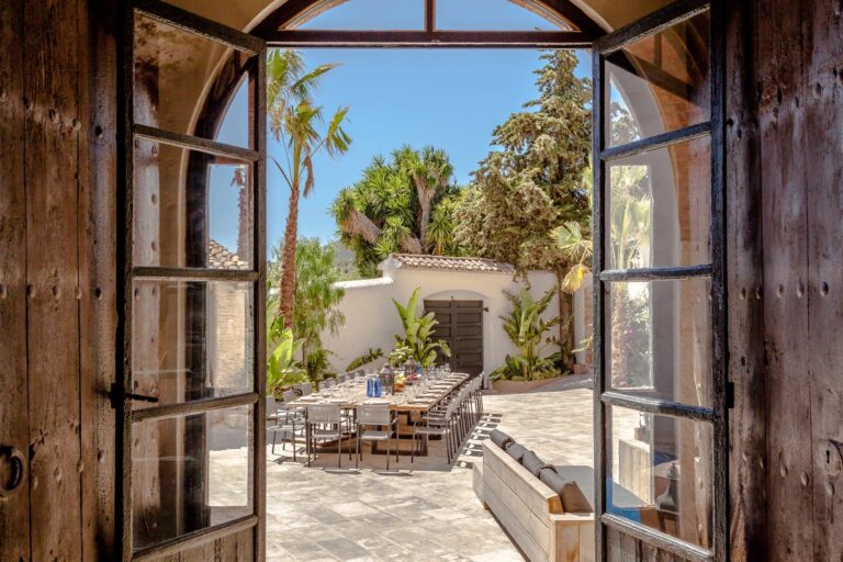 Doors onto the Courtyard, Masia Victoria