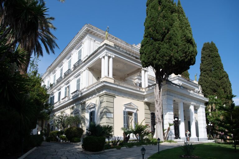The neoclassical Achilleion Palace on Corfu, Mitheo Events