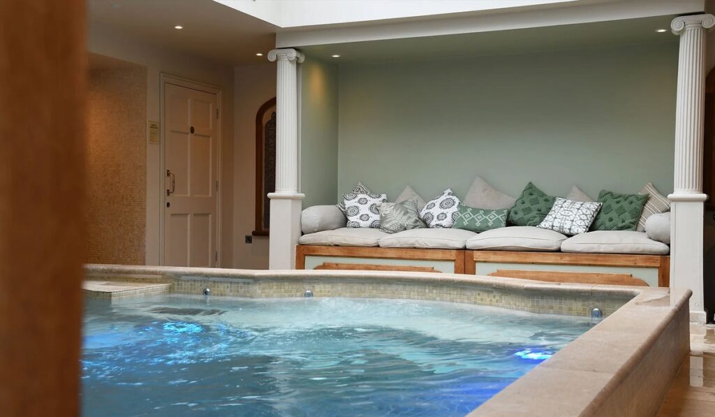 Gardens, spa and a place to stay