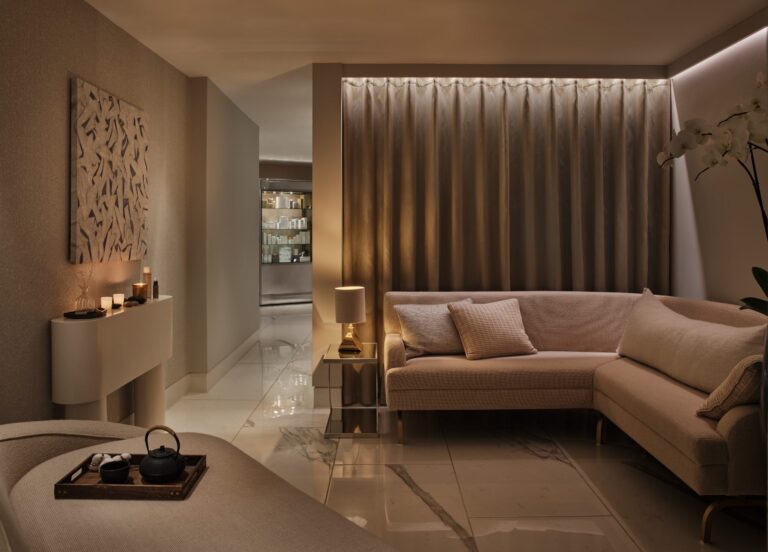 A quiet lounge in the One Aldwych Health Club and spa, One Aldwych
