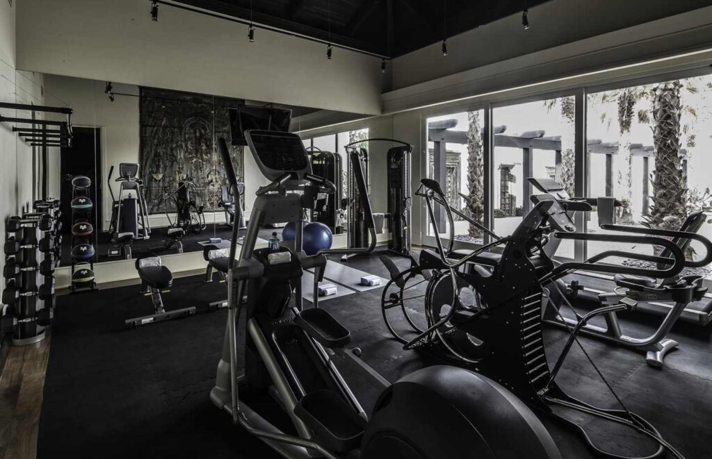 The gym at Meridian House, Over Yonder Cay