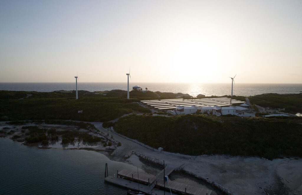 Powered by wind and sun