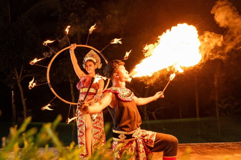 Fire dance performance, Padma Resort Ubud