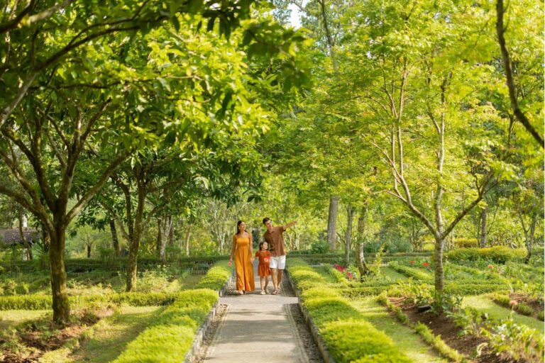 The resort's Agroforestry Garden, Padma Resort Ubud