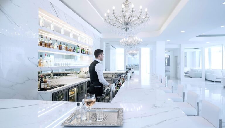 The champagne bar, Palazzo Beverly Hills
